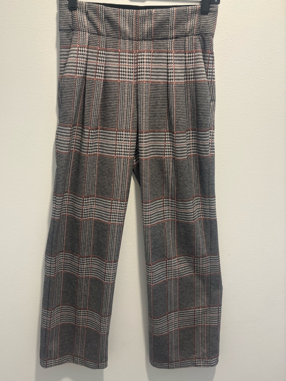Express High Rise Wide Leg Plaid Pants XS - Picture 2 of 7